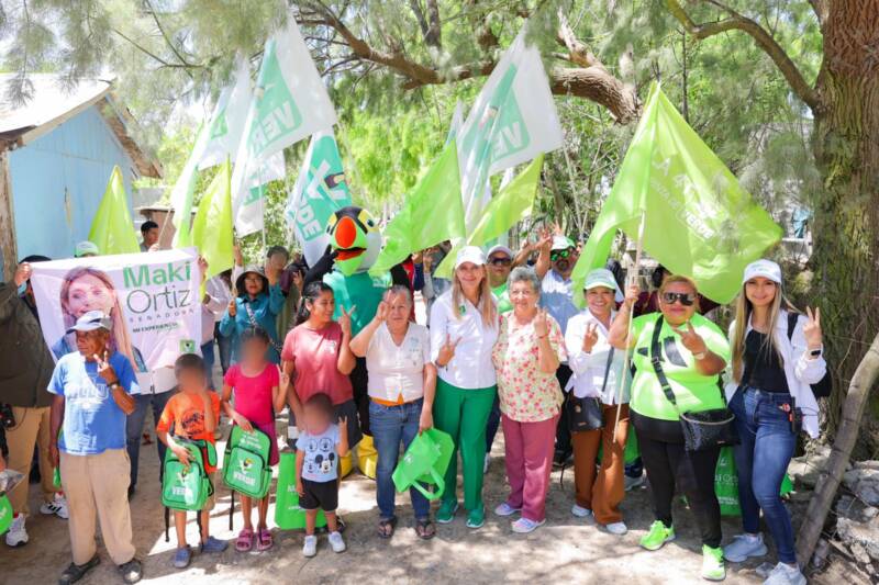DAN SU RESPALDO A MAKI ORTIZ EN CARBONERAS
