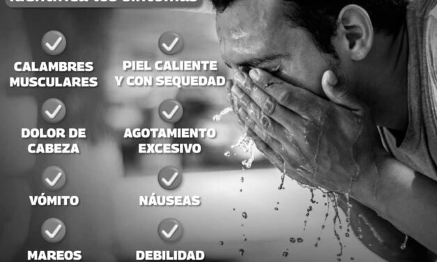 EL GOBIERNO DE REYNOSA Y PROTECCIÓN CIVIL INFORMAN SOBRE LOS SÍNTOMAS DE UN GOLPE DE CALOR 
