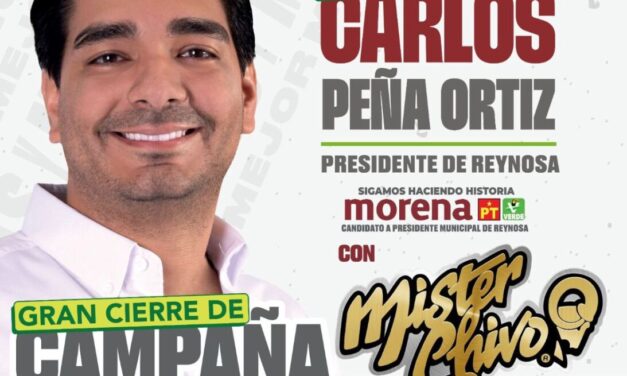 ¡YA GANAMOS! CARLOS PEÑA ORTIZ TE INVITA A CELEBRAR SU TRIUNFO ESTE 24 DE MAYO EN EL OLMO