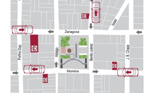 Ordena Ayuntamiento de Reynosa vialidades del Centro para acceder a estacionamientos