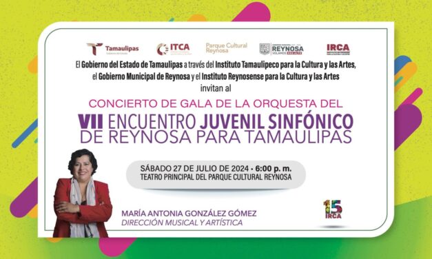 Concierto de gala clausurará VII Encuentro Juvenil Sinfónico de Reynosa para Tamaulipas
