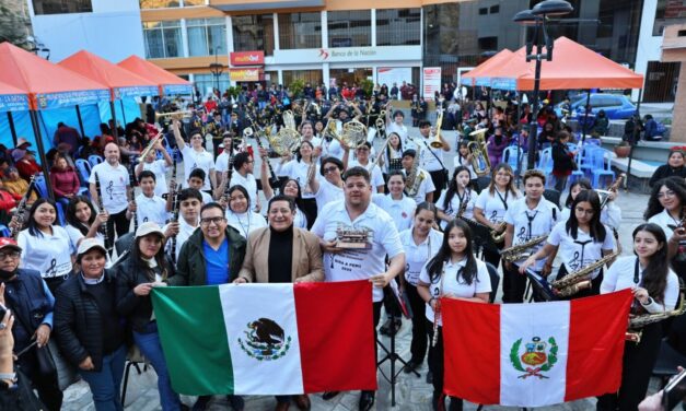 Participa la Banda Sinfónica Municipal Elías Valenzuela del IRCA en festival intercultural en el país sudamericano