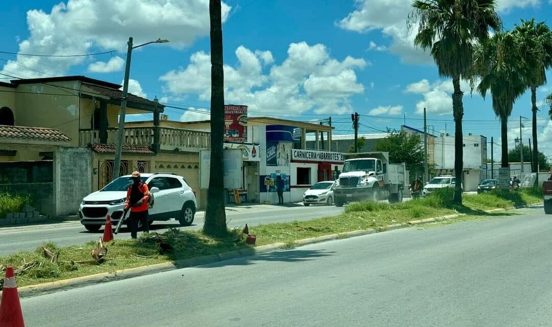 EL GOBIERNO DE REYNOSA TRABAJA EN EL SANEAMIMENTO DE LA CIUDAD