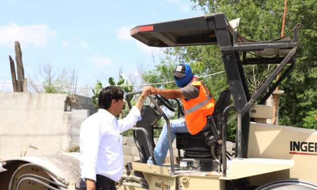 CONTINÚA CON EL PROGRAMA DE OBRAS MÁS MÁS GRANDE EN LA HISTORIA DE REYNOSA