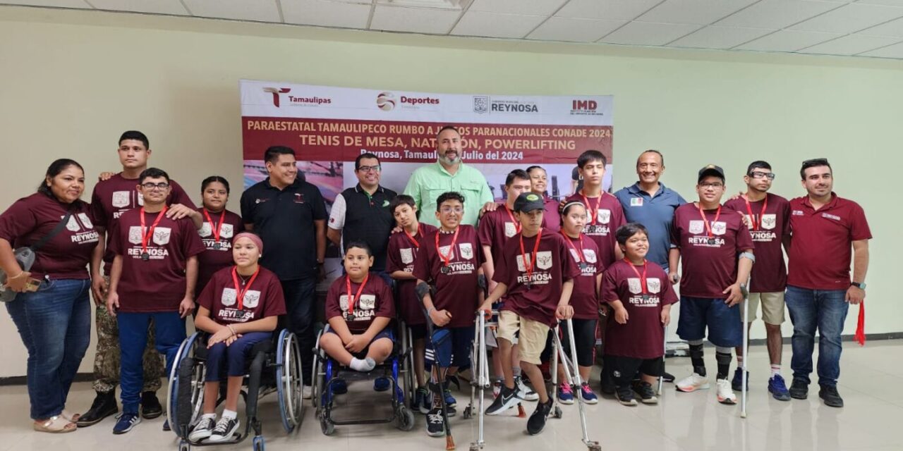 Paratletas reynosenses representarán a Tamaulipas en Tenis de Mesa