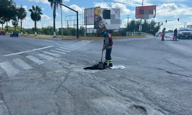 Rehabilita Gobierno de Reynosa bulevares Morelos y Del Maestro para transformar Reynosa