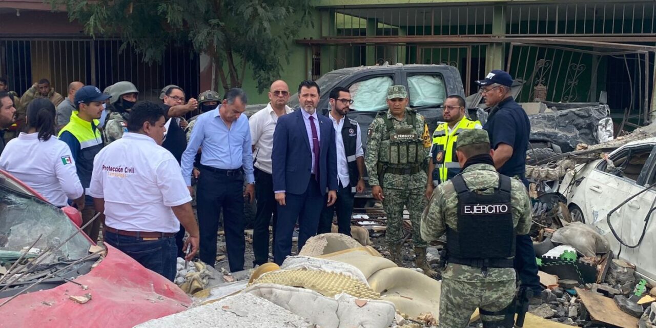 Ofrece Presidente Carlos Peña Ortiz protección y albergue a familias afectadas por explosión