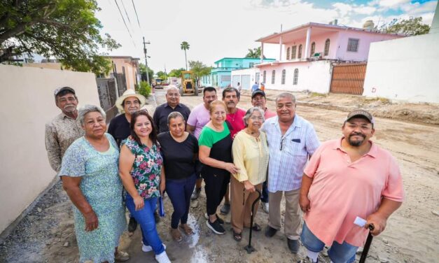 PAVIMENTA EL GOBIERNO DE REYNOSA LA CALLE PACHUCA CON RECURSOS DE REPUVE