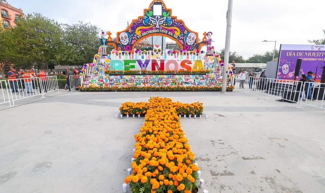 INAUGURA EL GOBIERNO DE REYNOSA EL ALTAR DEL DÍA DE MUERTOS