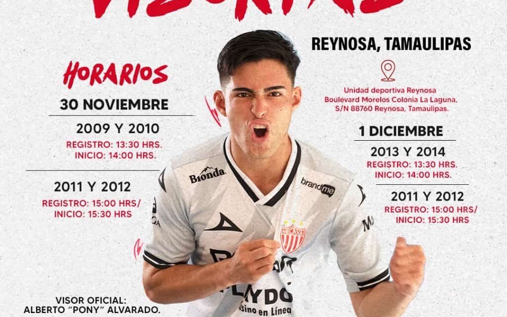 REALIZARÁ VISORÍAS EL NECAXA EN REYNOSA