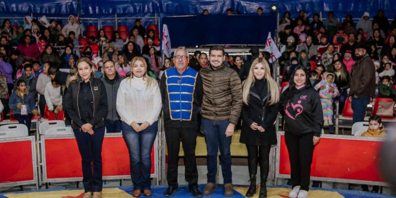 OFRECE DIF MUNICIPAL FUNCIÓN ESPECIAL EN EL CIRCO ATAYDE POR EL DÍA DE REYES