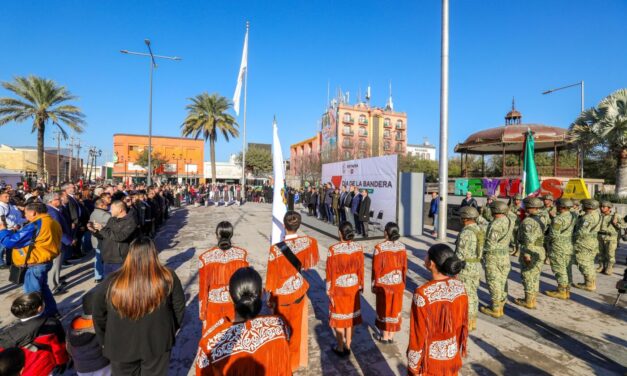 CONMEMORA EL GOBIERNO DE REYNOSA EL DÍA DE LA BANDERA