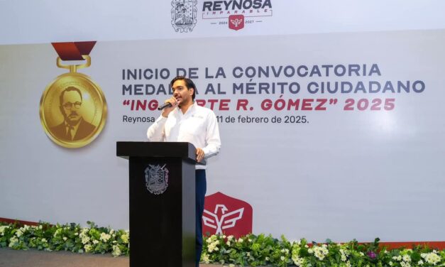 PRESENTAN LA CONVOCATORIA A LA MEDALLA AL MÉRITO CIUDADANO “ING. MARTE R. GÓMEZ” 2025
