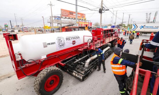 ARRANCA EL GOBIERNO DE REYNOSA LA REPAVIMENTACIÓN EN EL FRACCIONAMIENTO CAMPESTRE