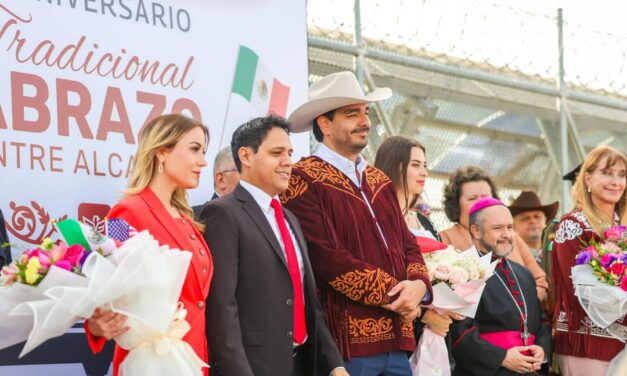 CONMEMORAN EL 49 TRADICIONAL ABRAZO DE HERMANAMIENTO BINACIONAL
