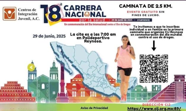 APOYA EL GOBIERNO DE REYNOSA LA 18 CARRERA NACIONAL POR LA SALUD