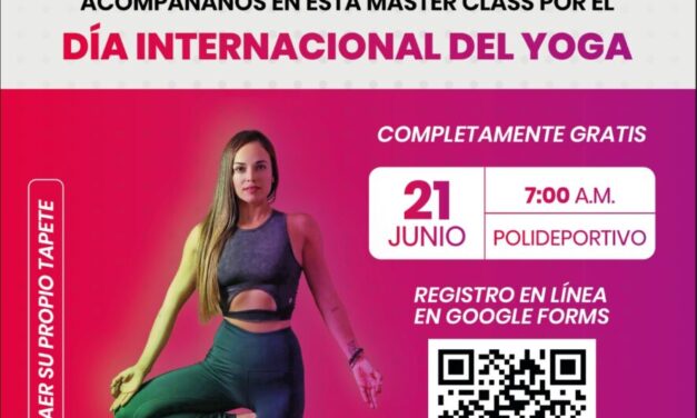 INVITA EL GOBIERNO DE REYNOSA A CELEBRAR EL DÍA INTERNACIONAL DEL YOGA