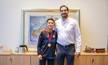 RECONOCEN EN REYNOSA AL FUTOBLISTA HUGO OSVALDO RUIZ POR SU DESTACADA PARTICIPACIÓN INTERNACIONAL