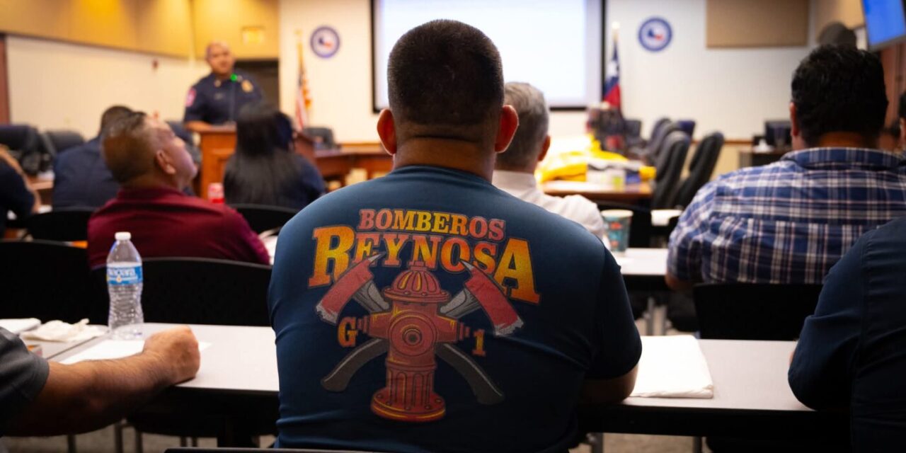 SE PREPARAN BOMBEROS DE REYNOSA PARA EL SIMULACRO BINACIONAL DINAPREQ 2025