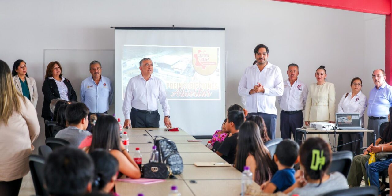 CBTIS 302 ABRE NUEVAS OPORTUNIDADES EDUCATIVAS CON EL APOYO DEL GOBIERNO MUNICIPAL