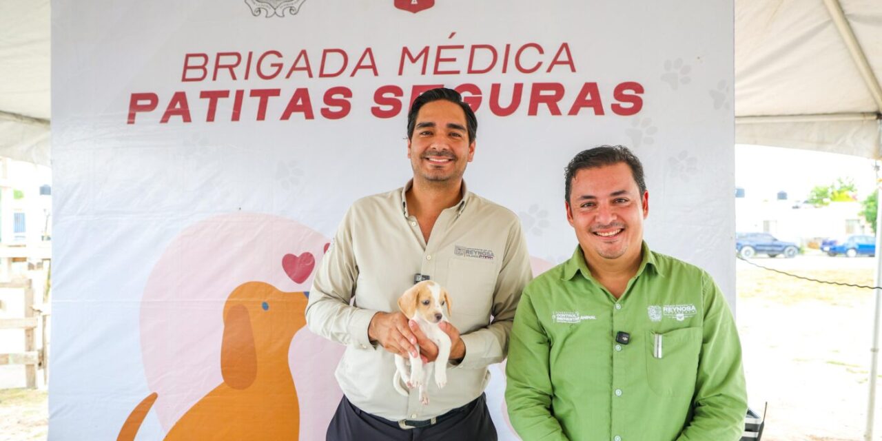 EL GOBIERNO DE REYNOSA LLEVÓ SALUD Y BIENESTAR A LAS MASCOTAS DEL FRACCIONAMIENTO HALCÓN