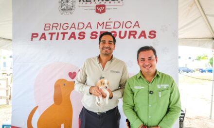 EL GOBIERNO DE REYNOSA LLEVÓ SALUD Y BIENESTAR A LAS MASCOTAS DEL FRACCIONAMIENTO HALCÓN