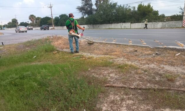 REYNOSA AVANZA EN LIMPIEZA Y CONSERVACIÓN DE ESPACIOS PÚBLICOS