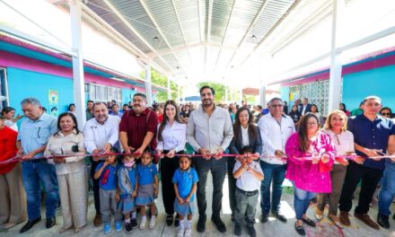 UN ESPACIO PARA CRECER: EL GOBIERNO DE REYNOSA INAUGURA TECHUMBRE QUE PROTEGERÁ A MÁS DE 500 NIÑOS EN REYNOSA