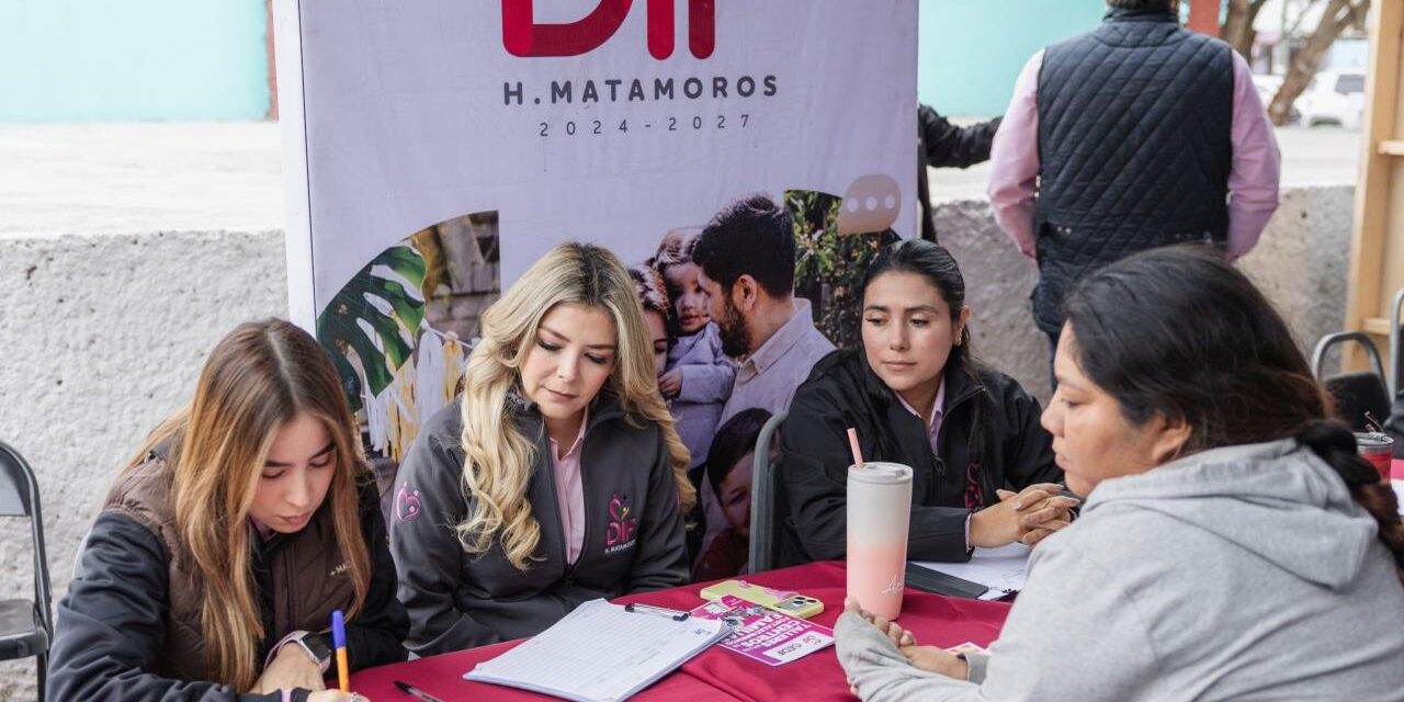 DIF Matamoros arranca el 2026 acercando servicios a las colonias con “Martes en tu Colonia”