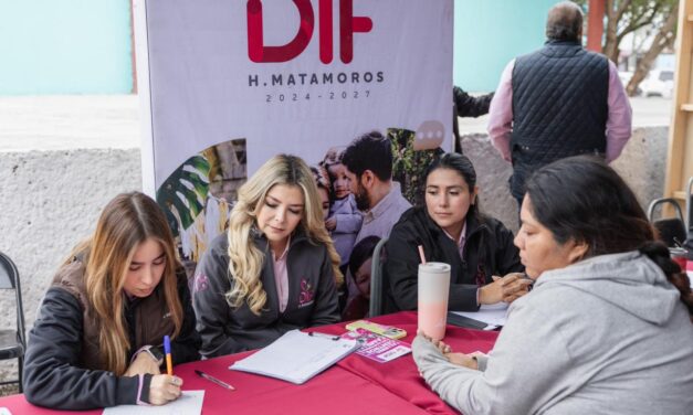 DIF Matamoros arranca el 2026 acercando servicios a las colonias con “Martes en tu Colonia”