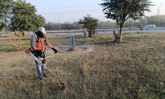 REALIZA GOBIERNO DE REYNOSA JORNADA MATUTINA DE LIMPIEZA EN DIVERSOS SECTORES DE LA CIUDAD