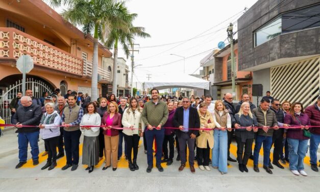 FORTALECE GOBIERNO DE REYNOSA MOVILIDAD Y CALIDAD DE VIDA EN LOMAS DEL VILLAR CON NUEVA PAVIMENTACIÓN