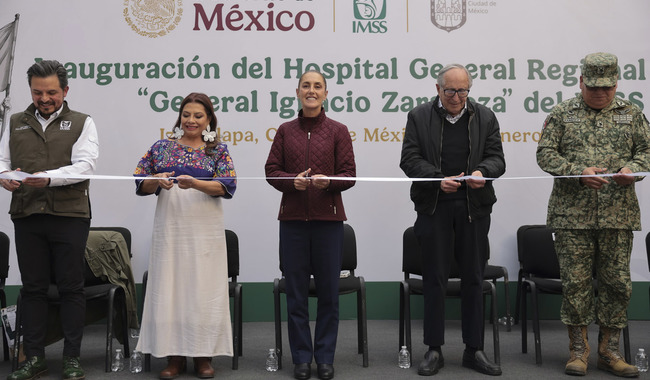 PRESIDENTA INAUGURA HOSPITAL GENERAL REGIONAL NO. 25 “GENERAL IGNACIO ZARAGOZA” DEL IMSS EN BENEFICIO DE MEDIO MILLÓN DE DERECHOHABIENTES