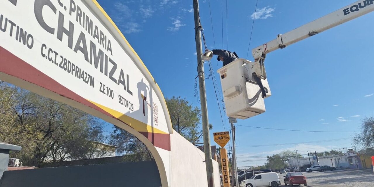 REFUERZA GOBIERNO DE REYNOSA ACCIONES DE SEGURIDAD Y MANTENIMIENTO EN ESCUELAS PÚBLICAS