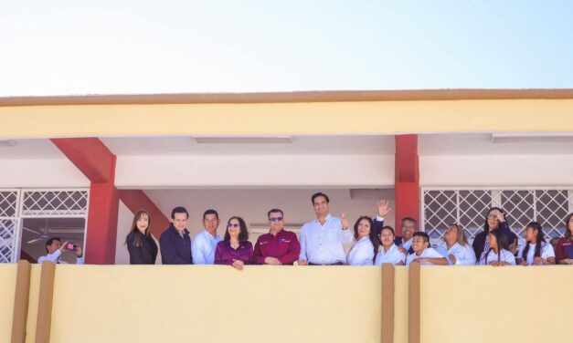 INAUGURAN NUEVA SECUNDARIA GENERAL 17 EN EL SUR DE REYNOSA