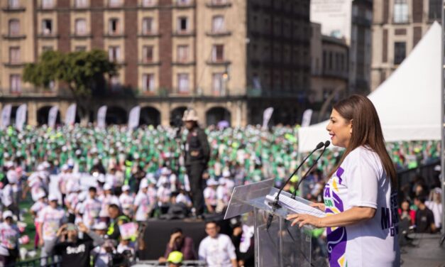 CON MÁS DE 9 MIL 500 PARTICIPANTES, MÉXICO BATE RÉCORD GUINNESS DE LA CLASE DE FUTBOL MÁS GRANDE DEL MUNDO. CONSOLIDA EL MUNDIAL SOCIAL Y MANDA UN MENSAJE DE PAZ Y NO DE GUERRA: CLARA BRUGADA