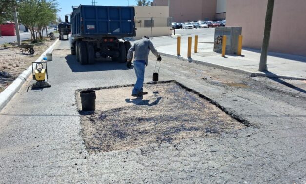 REFUERZA GOBIERNO DE REYNOSA REPARACIÓN DE VIALIDADES EN JACINTO LÓPEZ Y AMPLIACIÓN PUERTA GRANDE
