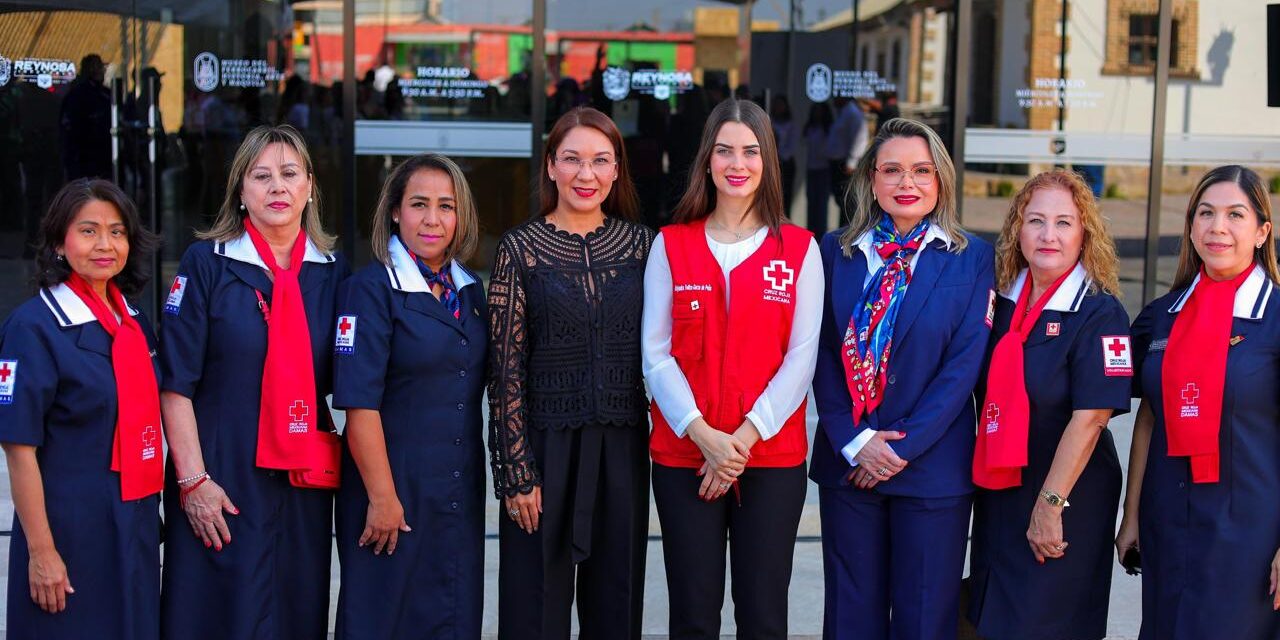 GOBIERNO DE REYNOSA ENTREGA DONATIVO DE 150 MIL PESOS A LA CRUZ ROJA MEXICANA