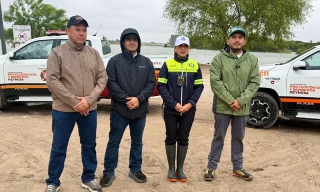 ATIENDE MUNICIPIO EMERGENCIAS POR ENCHARCAMIENTOS Y CIERRA LA PLAYITA EN REYNOSA