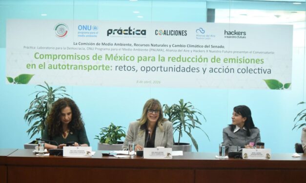 LA SENADORA MAKI ORTIZ IMPULSA ACCIÓN COLECTIVA PARA REDUCIR EMISIONES EN EL TRANSPORTE EN MÉXICO