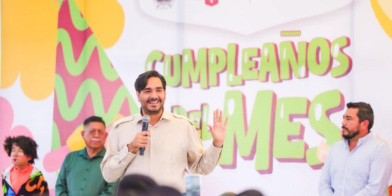 FESTEJA CARLOS PEÑA ORTIZ A NIÑAS Y NIÑOS REYNOSENSES NACIDOS EN ABRIL