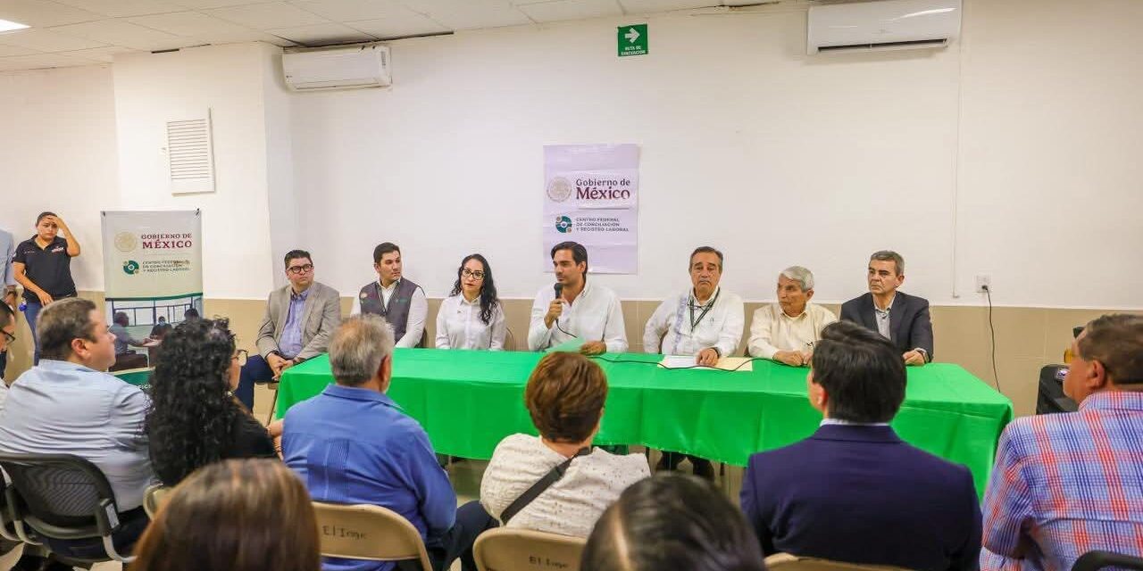 PARTICIPA CARLOS PEÑA ORTIZ EN REAPERTURA DE OFICINA DEL CENTRO FEDERAL DE CONCILIACIÓN Y REGISTRO LABORAL EN REYNOSA