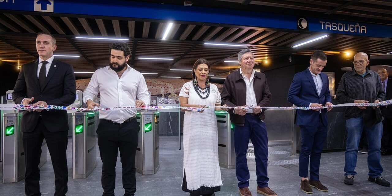 Entrega Clara Brugada renovación de estaciones de la Línea 2 del Metro; se destinaron 2 mil 200 mdp para su modernización con obras que permanecerán para la población