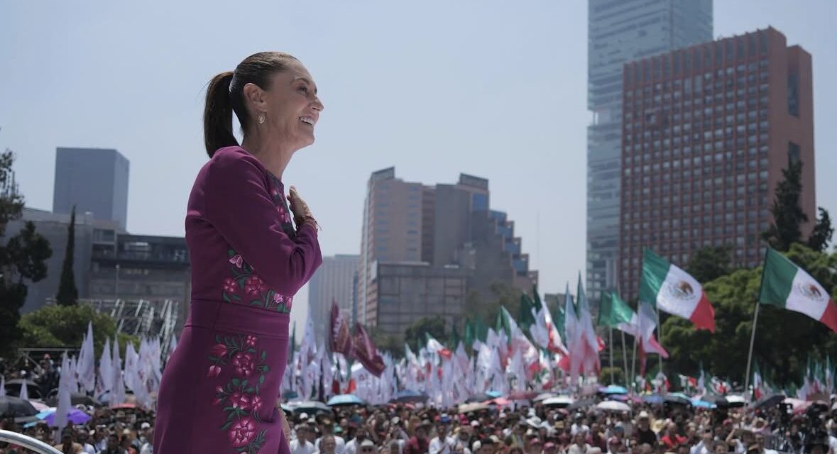 CLAUDIA SHEINBAUM RINDE CUENTAS A DOS AÑOS DE SU TRIUNFO; CARLOS PEÑA ORTIZ RECONOCE RESULTADOS