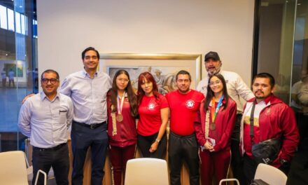 RECONOCE EL GOBIERNO MUNICIPAL A DEPORTISTAS REYNOSENSES POR SU DESTACADA PARTICIPACIÓN EN OLIMPIADA NACIONAL