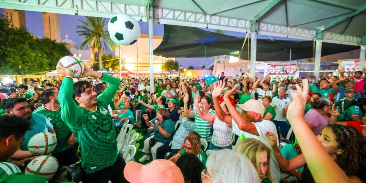 REYNOSENSES VIVEN EL TERCER TRIUNFO DE MÉXICO EN LA fAN ZONE IMPARABLES EN LA CANCHA