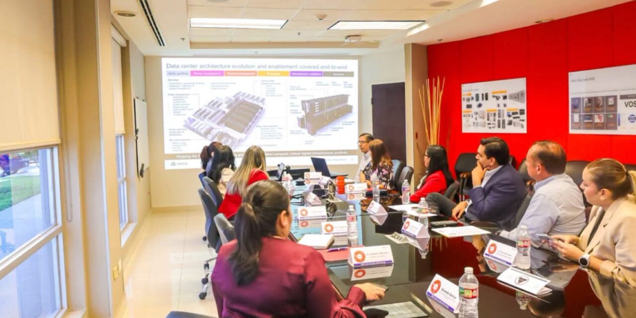 CARLOS PEÑA ORTIZ IMPULSA COORDINACIÓN CON VERTIV PARA FORTALECER LA INVERSIÓN EN REYNOSA