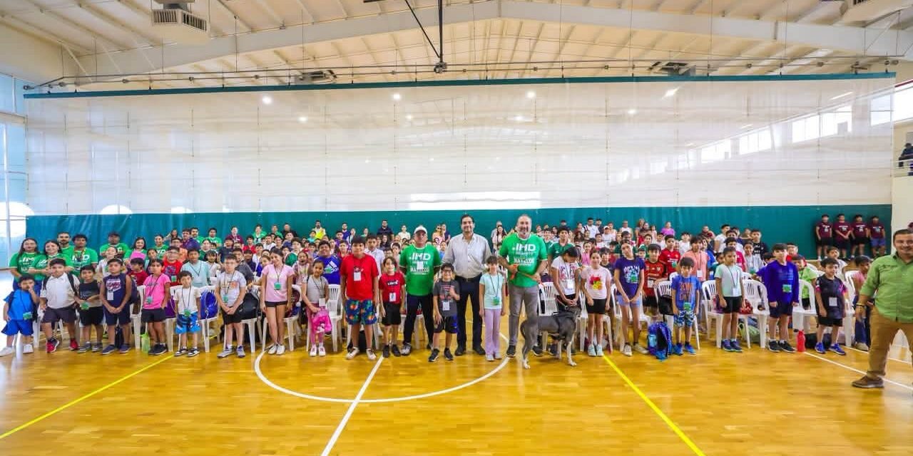 PROMUEVE CARLOS PEÑA ORTIZ VACACIONES ACTIVAS PARA LA NIÑEZ REYNOSENSE