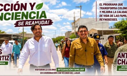 REANUDA GOBIERNO DE REYNOSA “ACCIÓN Y CONCIENCIA” EN INTEGRACIÓN FAMILIAR