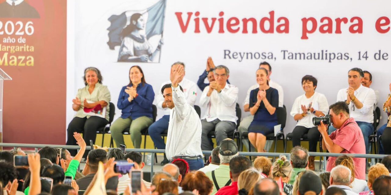 VIVIENDA PARA EL BIENESTAR LLEGA A FAMILIAS DE REYNOSA CON RESPALDO DE LOS TRES ÓRDENES DE GOBIERNO